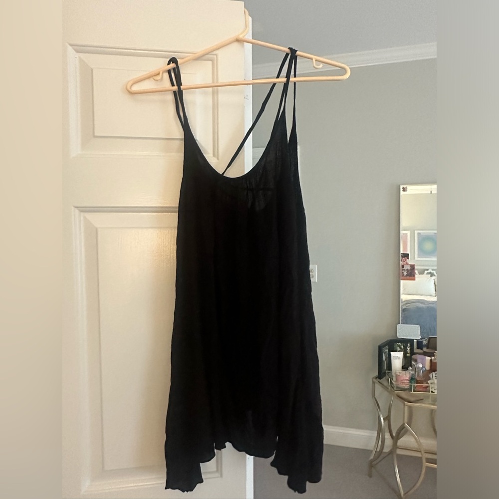 Elan Black Dress with Elegant Detailing